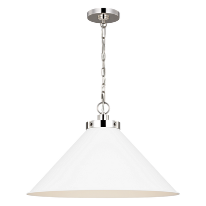Wellfleet Wide Cone Pendant