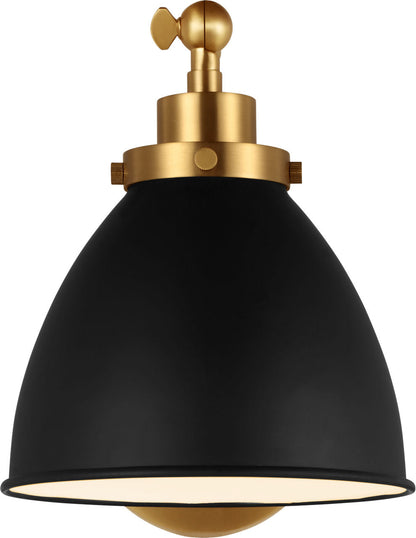 Wellfleet One-Arm Dome Sconce