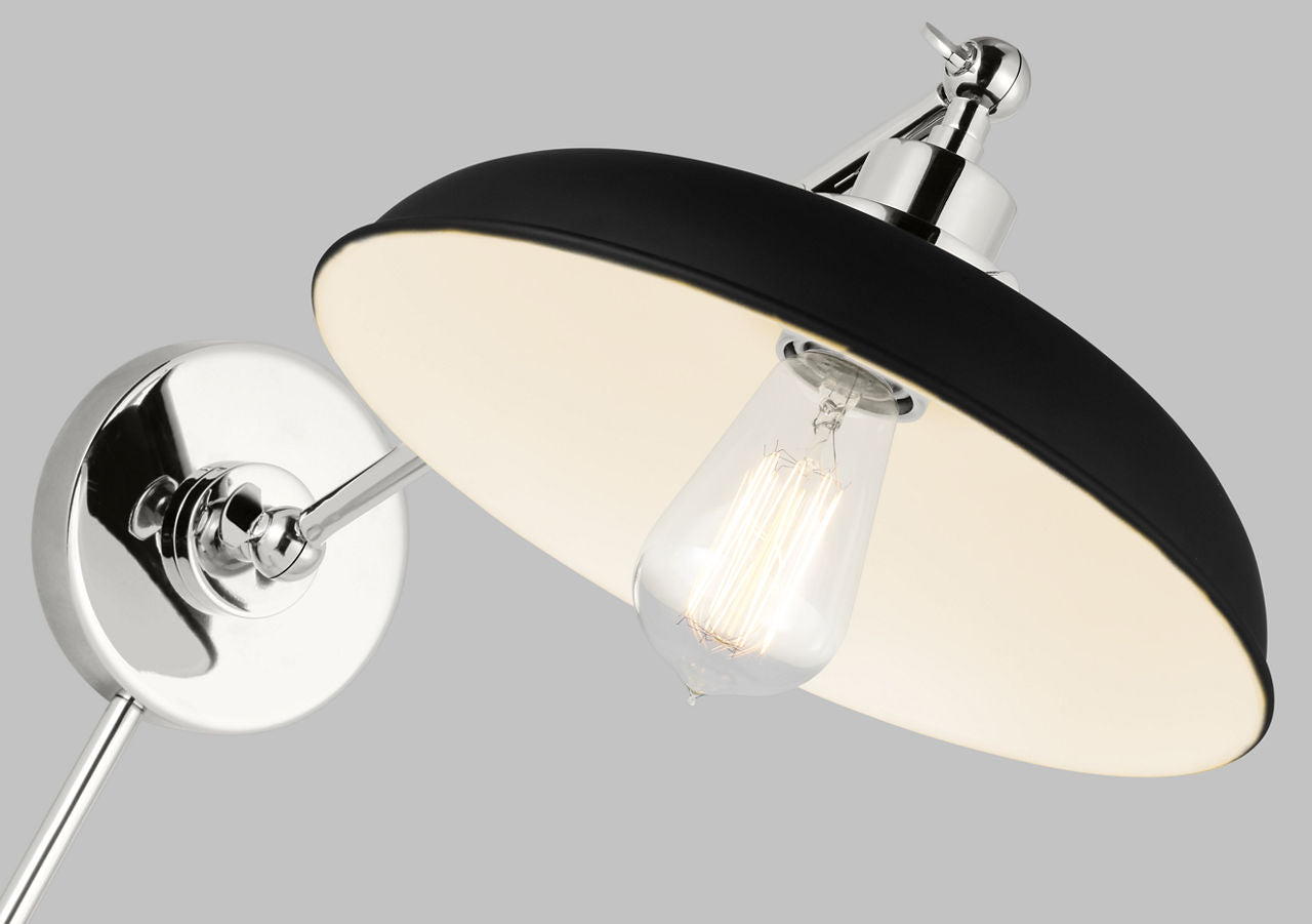 Wellfleet One-Arm Wide Sconce