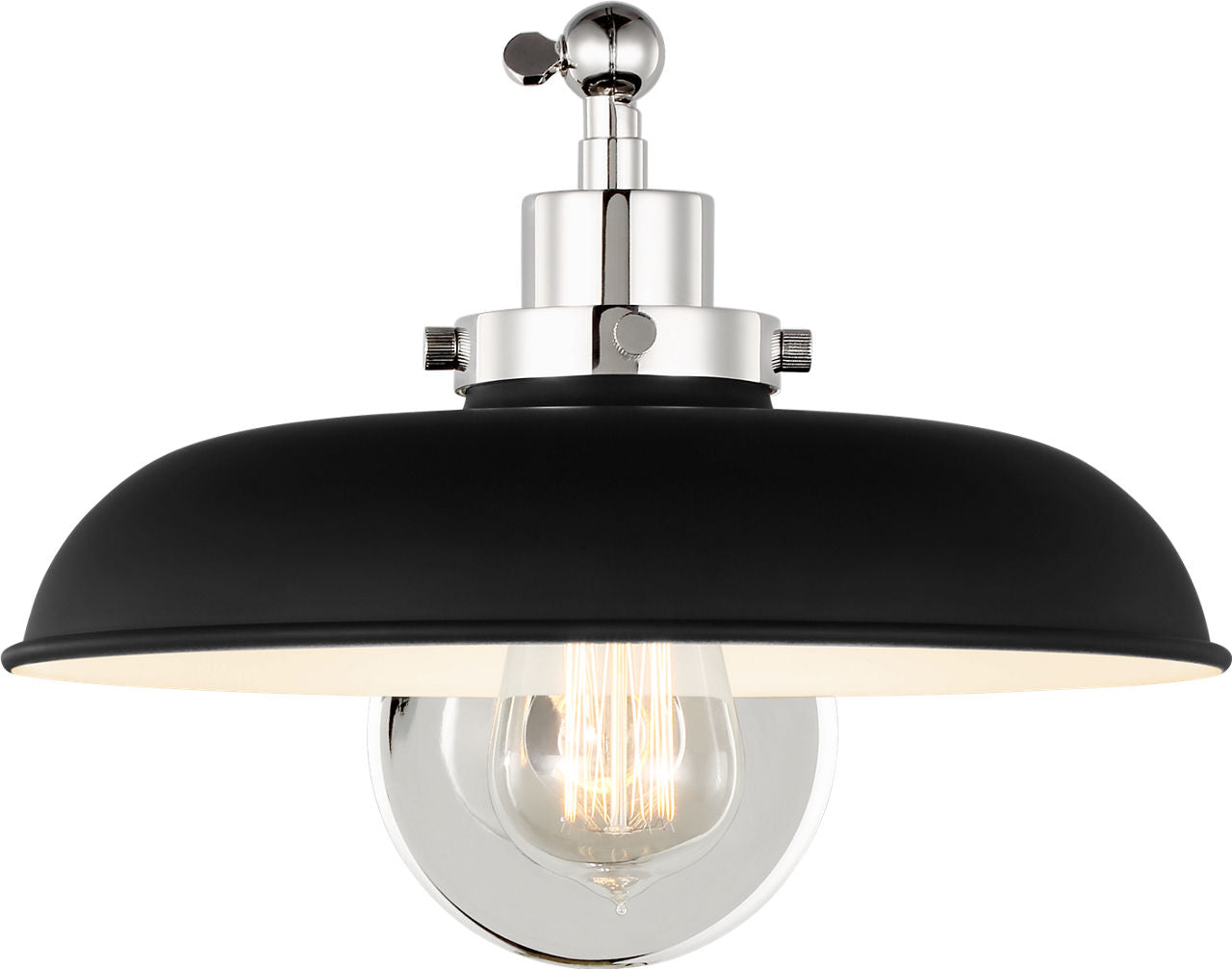 Wellfleet One-Arm Wide Sconce