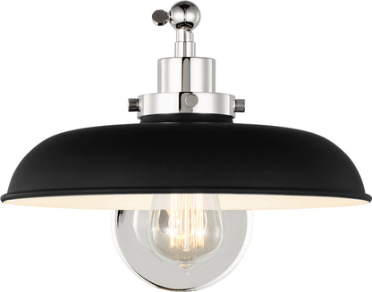 Wellfleet One-Arm Wide Sconce
