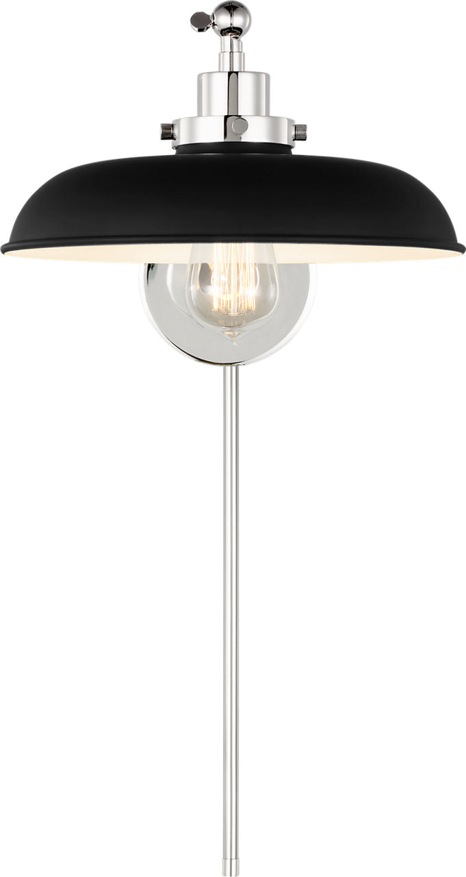 Wellfleet One-Arm Wide Sconce