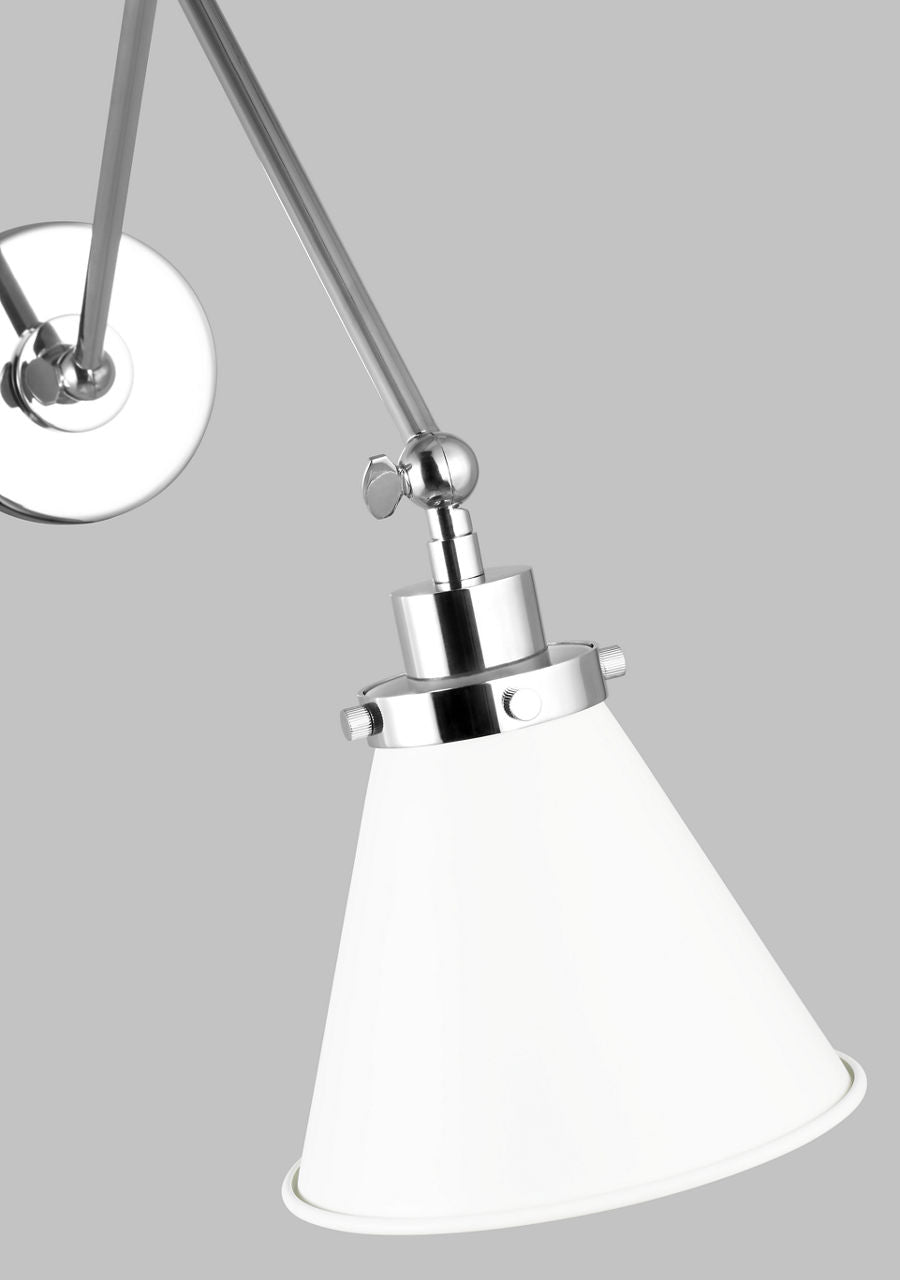 Wellfleet Two-Arm Cone Sconce