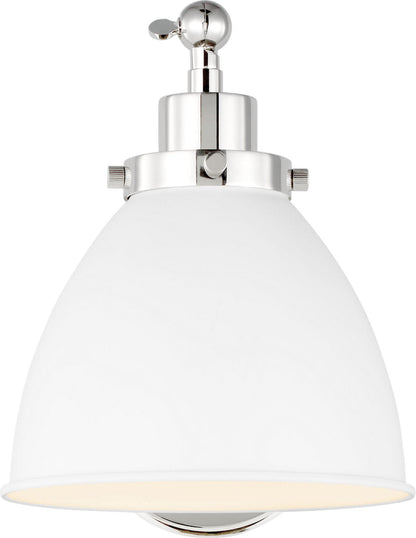 Wellfleet One-Arm Dome Sconce