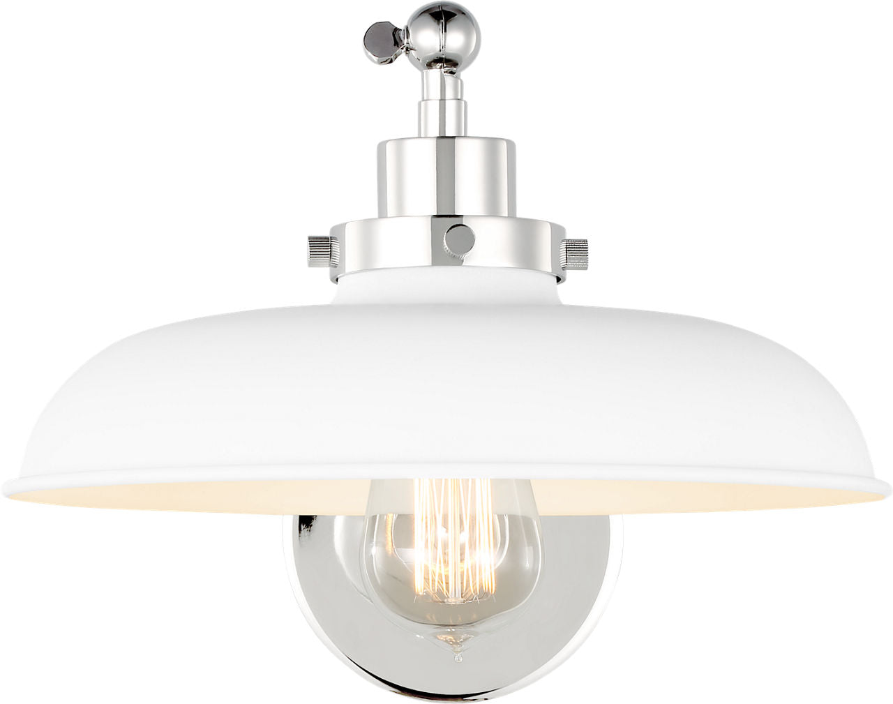 Wellfleet One-Arm Wide Sconce
