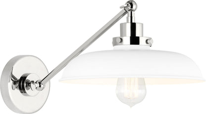 Wellfleet One-Arm Wide Sconce