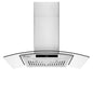 Empava 36RH09 36 in. 400 CFM Kitchen Island Wall Mount Ducted Range