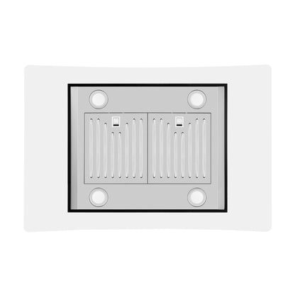 Empava 36RH09 36 in. 400 CFM Kitchen Island Wall Mount Ducted Range