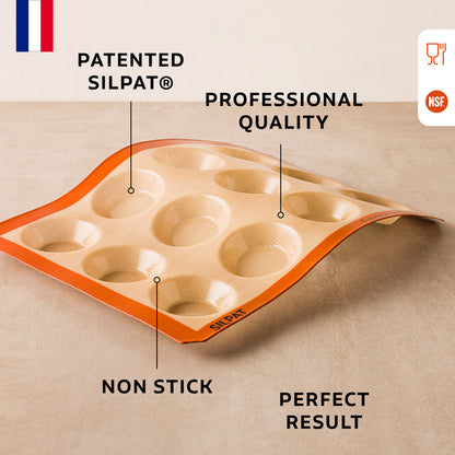 Silpat Perfect 12 Tartelette Mold
