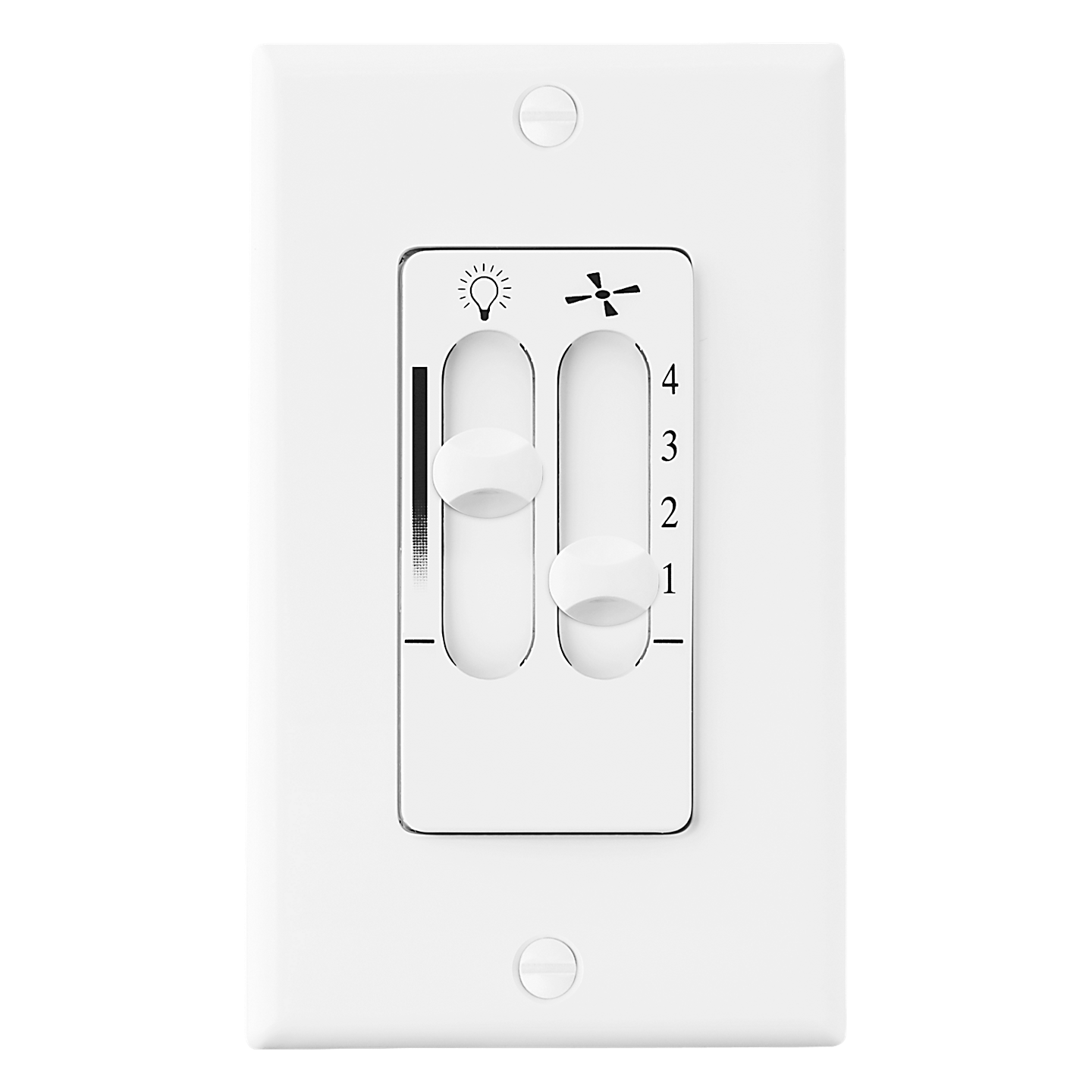 4-Speed Wall Control with Dimmer Light Switch