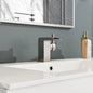 Eviva Jaida Single-Handle Waterfall-Opened Single Handle Bathroom Faucet in Brushed Nickel