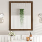 Eviva Reflection Gray Oak Wooden Framed Mirror
