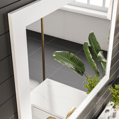 Eviva Sun Wooden Framed Mirror