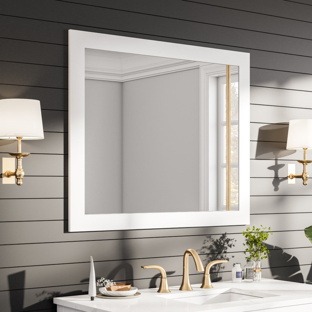 Eviva Sun Wooden Framed Mirror