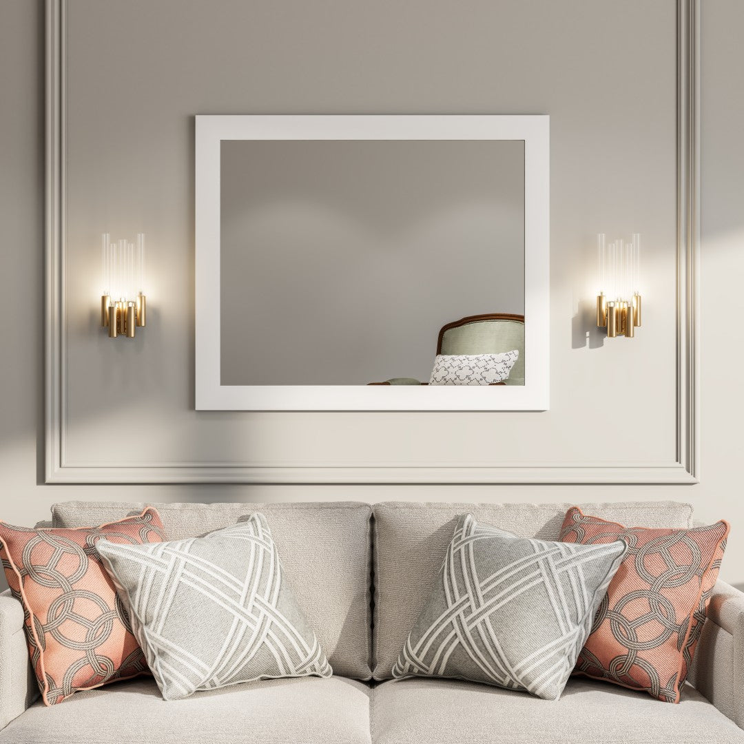 Eviva Sun Wooden Framed Mirror