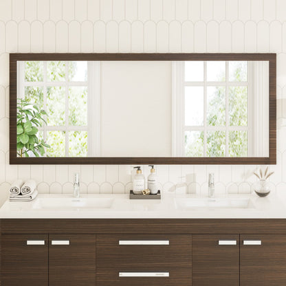 Eviva Sun Wooden Framed Mirror