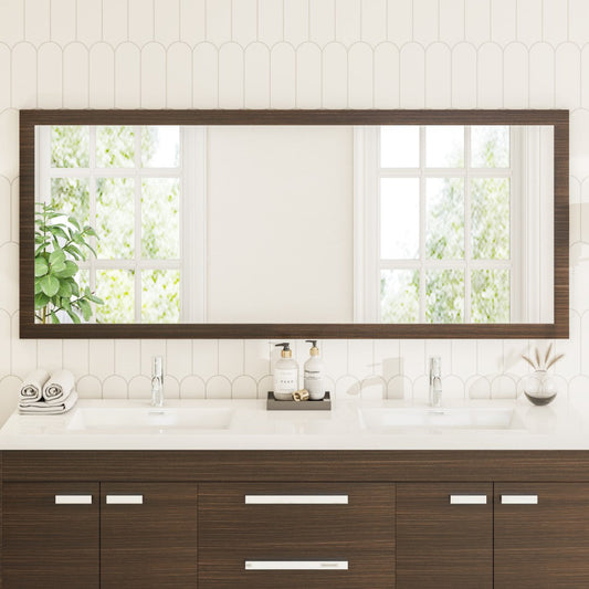 Eviva Sun Wooden Framed Mirror