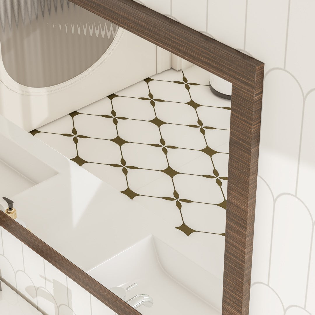 Eviva Sun Wooden Framed Mirror