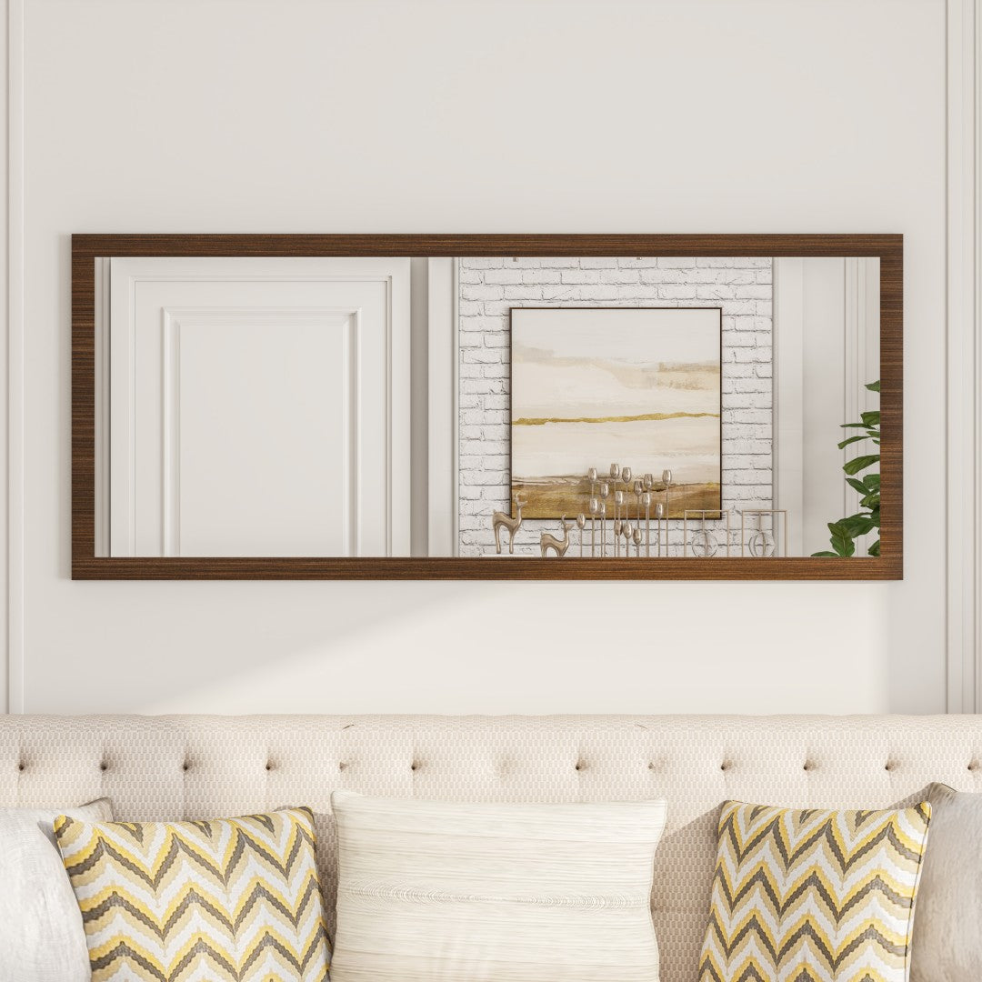 Eviva Sun Wooden Framed Mirror