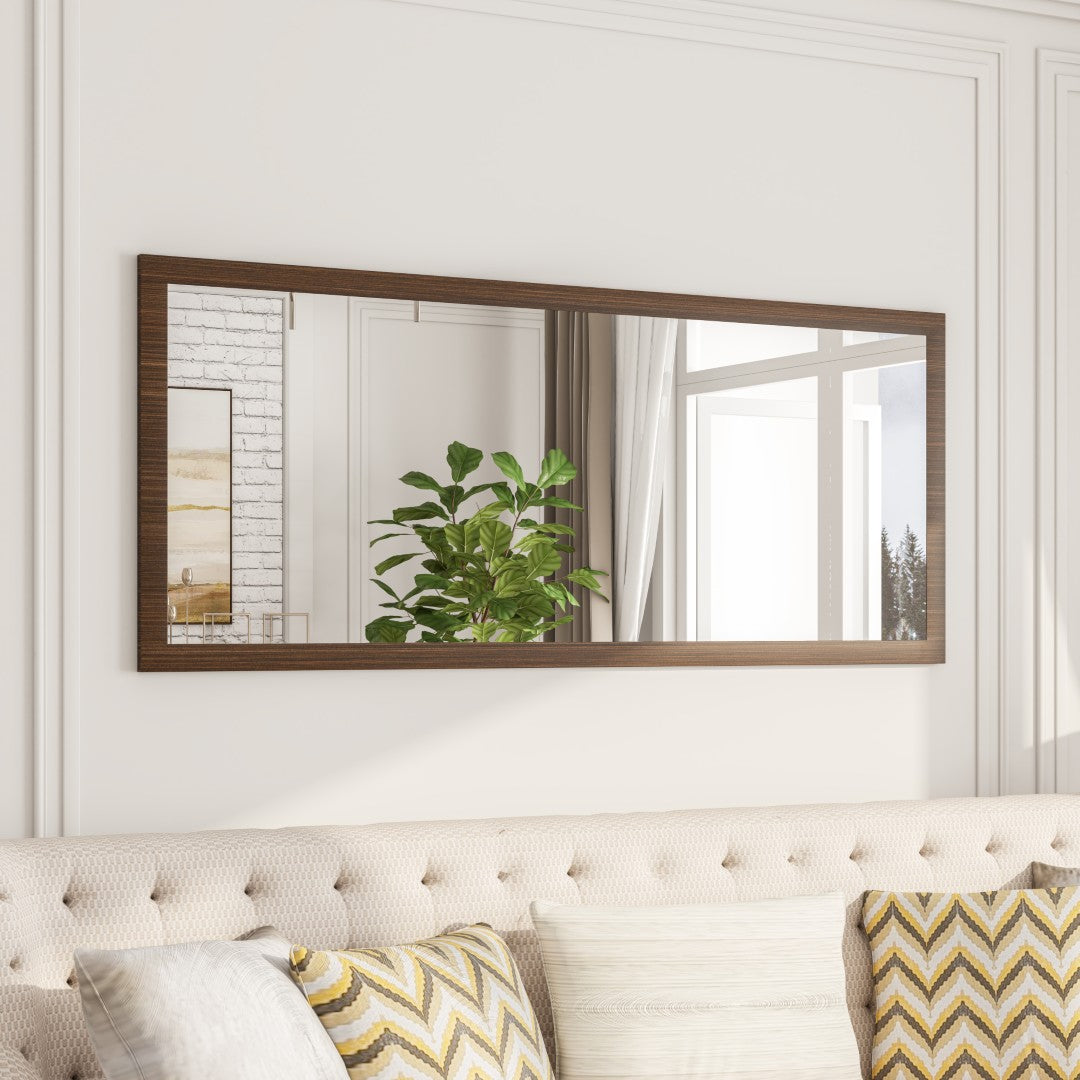 Eviva Sun Wooden Framed Mirror