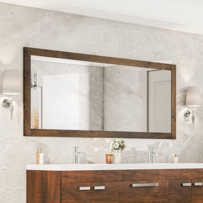 Eviva Sun Wooden Framed Mirror