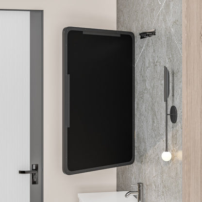 Eviva Harmony Black Metal Framed Mirror