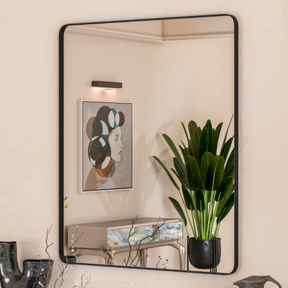 Eviva Harmony Black Metal Framed Mirror
