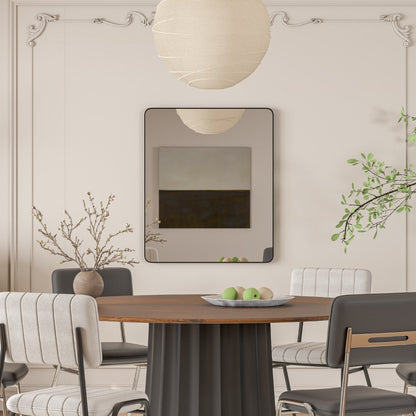 Eviva Harmony Black Metal Framed Mirror