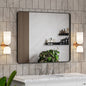 Eviva Harmony Black Metal Framed Mirror