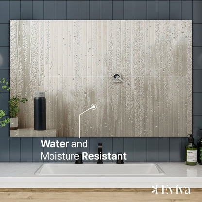 Eviva Sleek Frameless Mirror