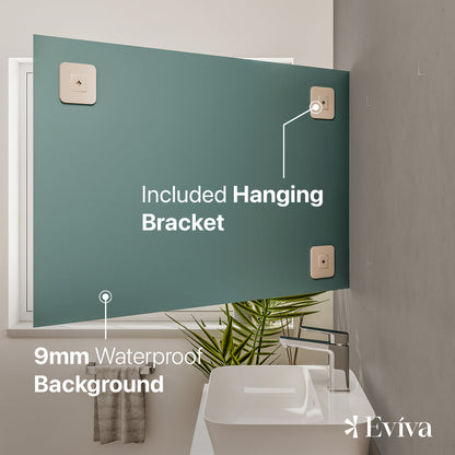 Eviva Sleek Frameless Mirror