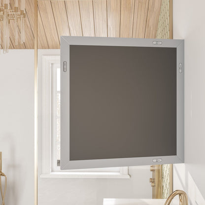 Eviva Aberdeen 72" x 30" Rectangular White Wooden Framed Mirror