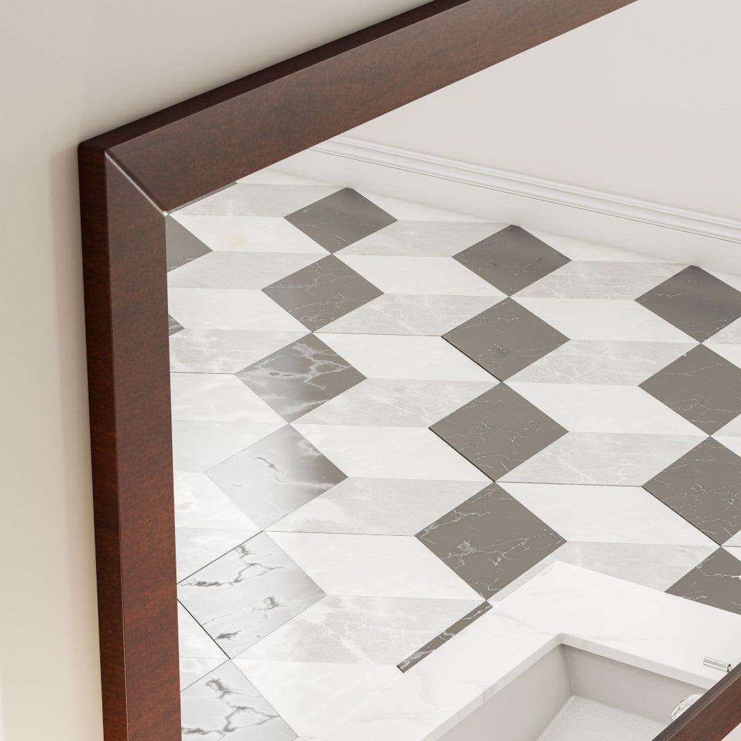 Eviva New York Wooden Framed Mirror
