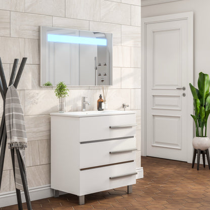 Eviva Lueza Frameless Mirror