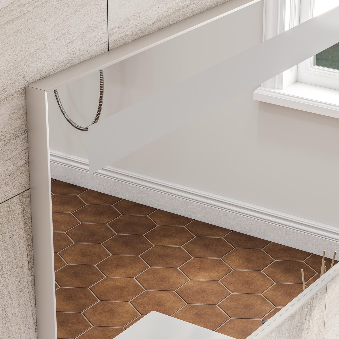 Eviva Lueza Frameless Mirror