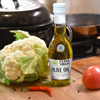 KORVEL Greek Extra Virgin Olive Oil, Amphora Bottle, 8.45 fl oz (250ml)