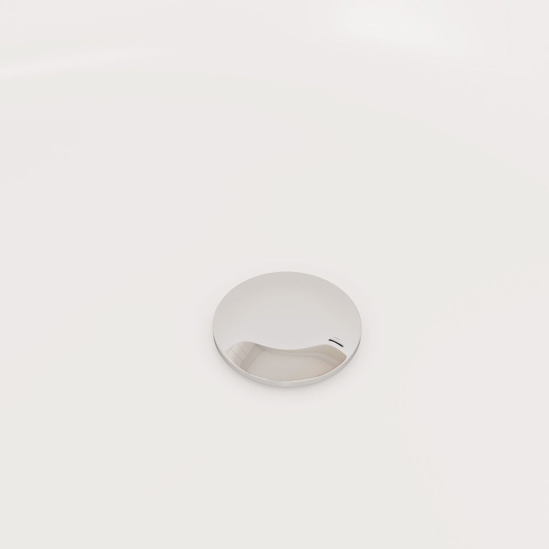 Eviva Luna Glossy White Acrylic Slipper Freestanding Bathtub