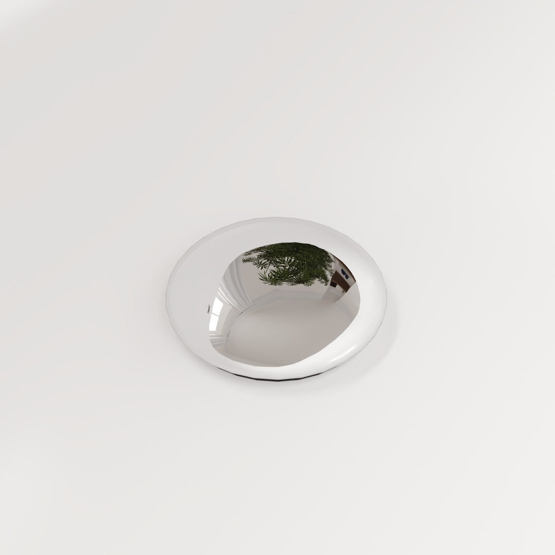Eviva Aura Glossy White Acrylic Oval Freestanding Bathtub