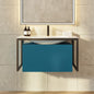 Eviva Modena Wall Mount Bath Vanity with Solid Surface Top and Integrated Sink (32"-51")