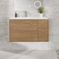 Eviva Prancer Wall Mount Bath Vanity with Solid Surface Top and Integrated Sink