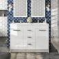 Eviva Lugano Bath Vanity with Acrylic Top and Integrated Sink (24"-84")