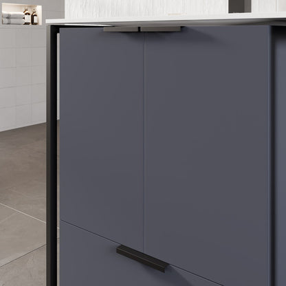 Eviva Moma Bath Vanity with Solid Surface Top and Integrated Sink (24"-32")