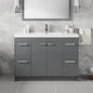 Eviva Lugano Bath Vanity with Acrylic Top and Integrated Sink (24"-84")