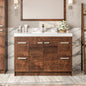 Eviva Lugano Bath Vanity with Acrylic Top and Integrated Sink (24"-84")