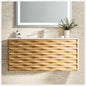 Eviva Oahu Wall Mount Bath Vanity with Solid Surface Top and Integrated Sink (32"-55")
