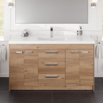Eviva Lugano Bath Vanity with Acrylic Top and Integrated Sink (24"-84")