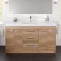 Eviva Lugano Bath Vanity with Acrylic Top and Integrated Sink (24"-84")