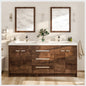 Eviva Lugano Bath Vanity with Acrylic Top and Integrated Sink (24"-84")