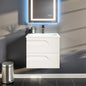 Eviva Joy Bath Vanity with Porcelain Top and Integrated Sink (24"-40")