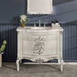 Eviva Monaco Bath Vanity with Carrara Quartz Top and Undermount Porcelain Sink